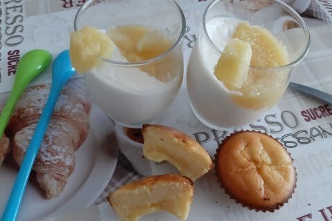 Cliquez pour zoomer ! Fondants au citron, coeur de lemon curd Thermomix par macze