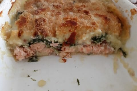 Cliquez pour zoomer ! Parmentier de saumon aux épinards Thermomix par macze