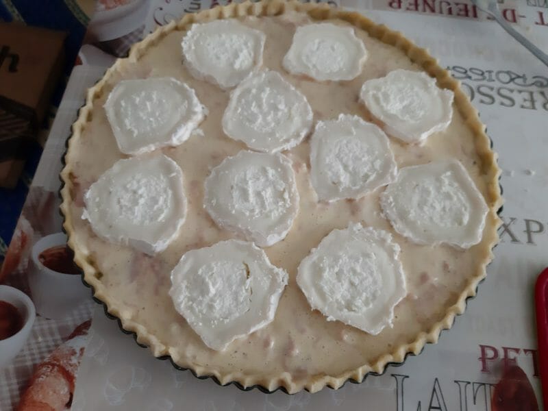 Cliquez pour zoomer ! Tarte courgette, jambon & chèvre Thermomix par macze