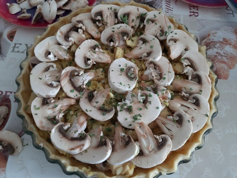 Cliquez pour zoomer ! Tarte au poulet et champignons Thermomix par macze