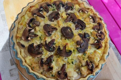 Cliquez pour zoomer ! Tarte au poulet et champignons Thermomix par macze