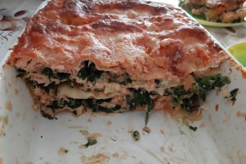Cliquez pour zoomer ! Lasagnes au saumon et aux épinards Thermomix par macze