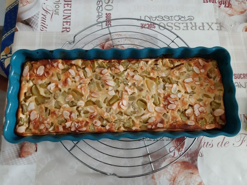 Cliquez pour zoomer ! Clafoutis à la rhubarbe Thermomix par macze