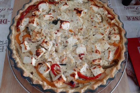 Cliquez pour zoomer ! Quiche poivrons et courgettes Thermomix par macze