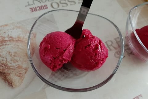 Cliquez pour zoomer ! Crème glacée coco framboise Thermomix par macze