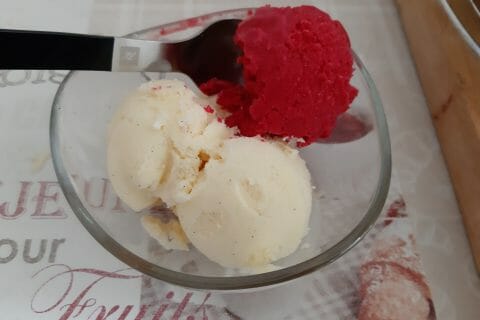 Cliquez pour zoomer ! Crème glacée coco framboise Thermomix par macze