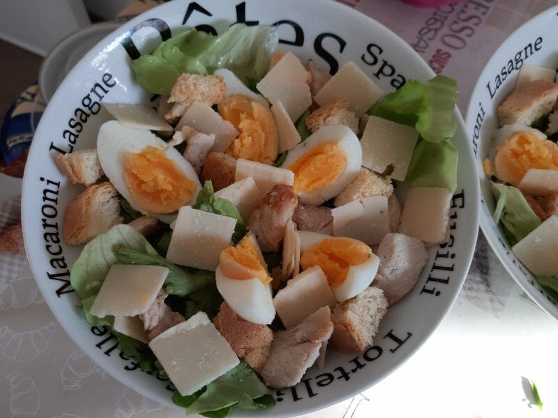 Cliquez pour zoomer ! Salade César Thermomix par macze