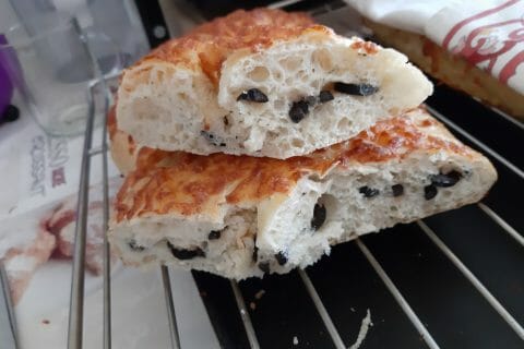 Cliquez pour zoomer ! Fougasse olives et lardons Thermomix par macze