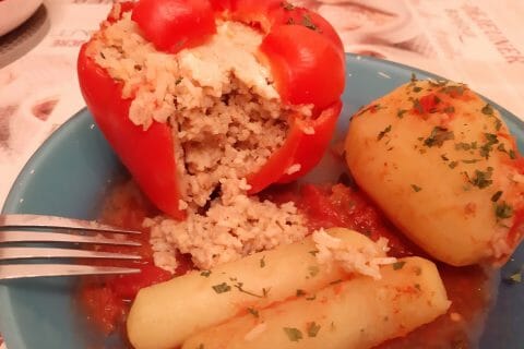 Cliquez pour zoomer ! Rocoto Relleno – Poivrons farcis à la Péruvienne Thermomix par macze