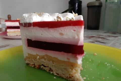 Cliquez pour zoomer ! Bûche citron et framboises Thermomix par macze