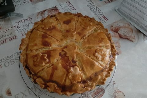 Cliquez pour zoomer ! Tourte aux poireaux et au saumon fumé Thermomix par macze