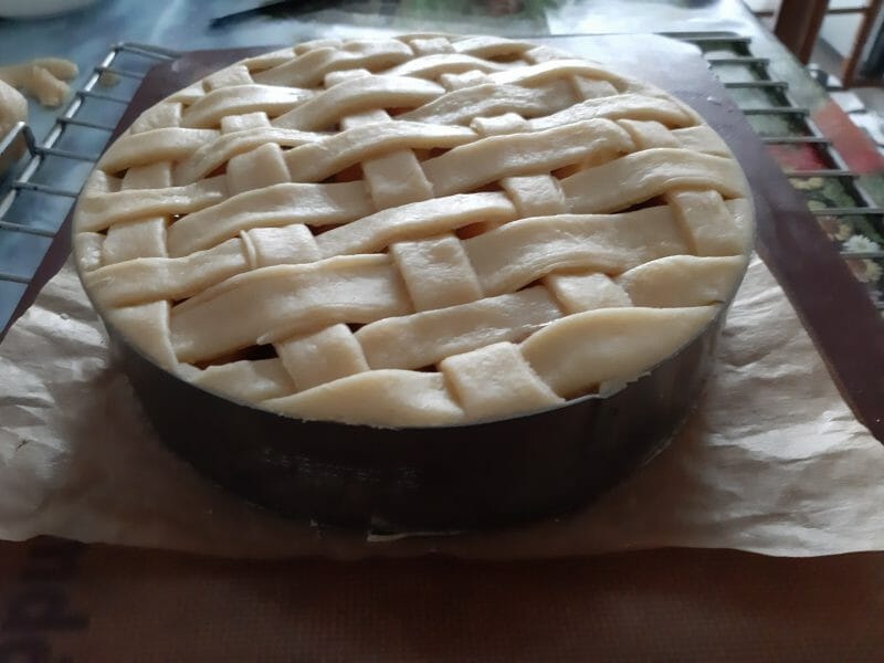 Cliquez pour zoomer ! Tarte aux pommes façon crumble Thermomix par macze