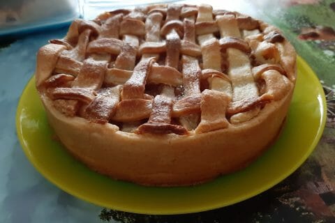 Cliquez pour zoomer ! Tarte aux pommes façon crumble Thermomix par macze