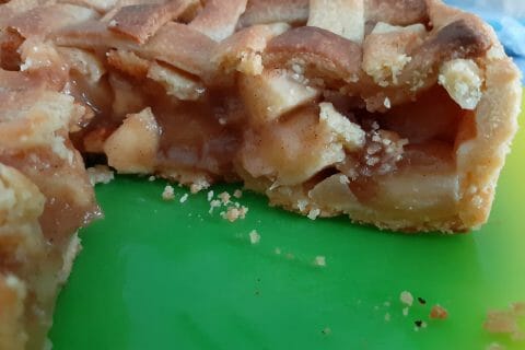 Cliquez pour zoomer ! Tarte aux pommes façon crumble Thermomix par macze