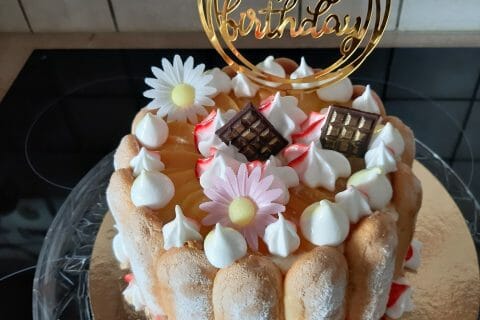 Charlotte poire chocolat au Thermomix - Cookomix