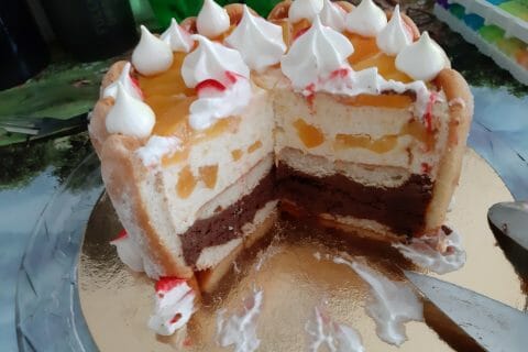 Charlotte poire chocolat au Thermomix - Cookomix