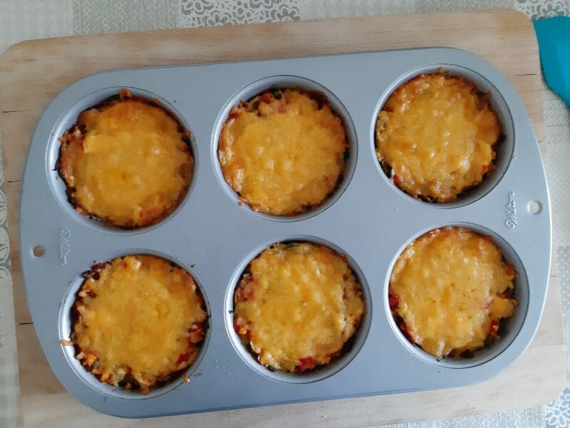 Cliquez pour zoomer ! Gratin de courgette à la ricotta et crumble Thermomix par macze
