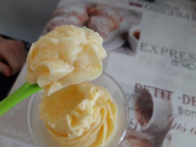 Cliquez pour zoomer ! Mousse de pêches blanches Thermomix par macze