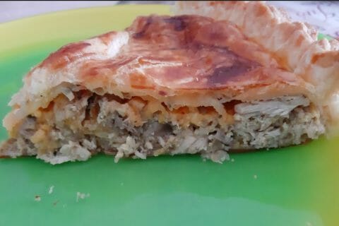 Cliquez pour zoomer ! Tourte au poulet et aux champignons Thermomix par macze