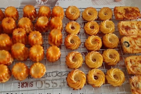 Cliquez pour zoomer ! Mini cannelés chorizo comté Thermomix par macze