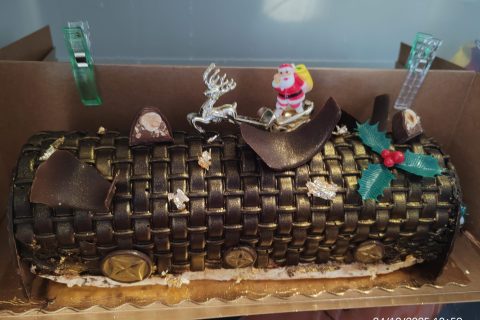 Cliquez pour zoomer ! Bûche mousse au chocolat Thermomix par macze