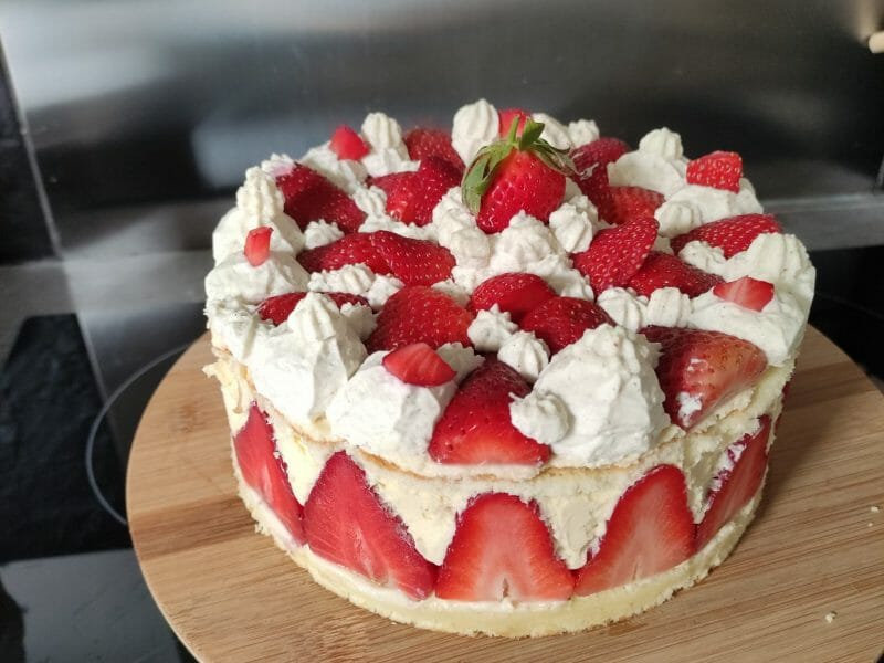 Cliquez pour zoomer ! Fraisier Thermomix par tchouts