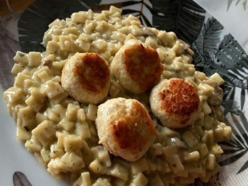 Cliquez pour zoomer ! Risotto de crozets et champignons Thermomix par celine_0391