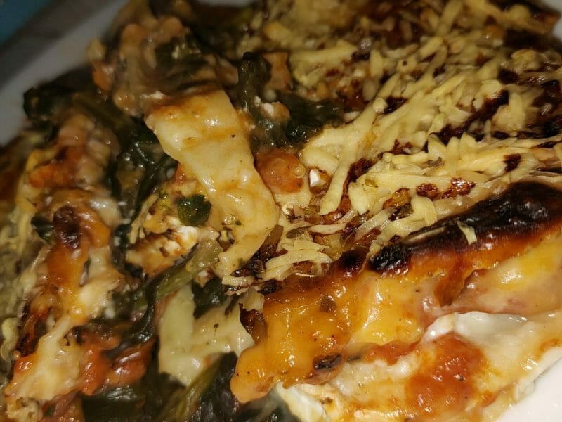 Cliquez pour zoomer ! Lasagnes épinards et chèvre Thermomix par mathou62144