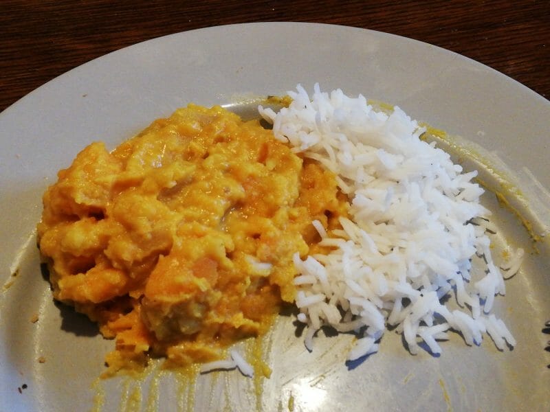 Cliquez pour zoomer ! Dhal de patate douce et de lentilles corail Thermomix par minou35