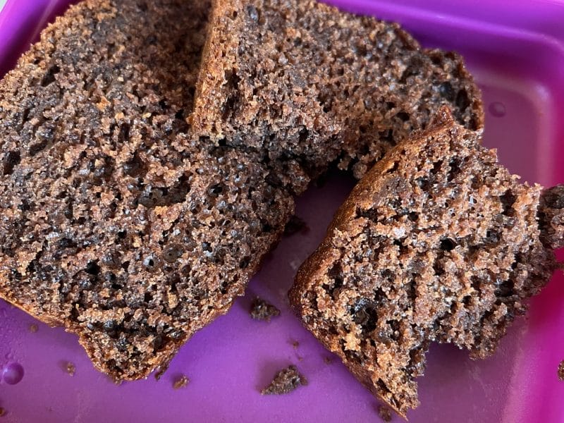 Cliquez pour zoomer ! Cake au chocolat et à la banane Thermomix par milyne57