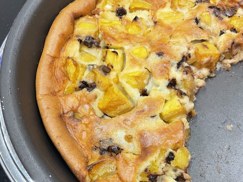 Cliquez pour zoomer ! Clafoutis à la mangue Thermomix par jardin31