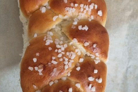 Cliquez pour zoomer ! Brioche tressée à la mie filante Thermomix par mel57