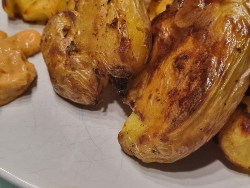 Cliquez pour zoomer ! Smashed potatoes Thermomix par mel57