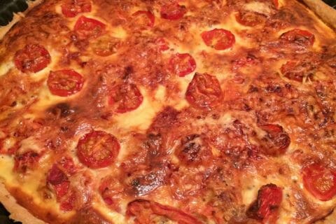Cliquez pour zoomer ! Tarte au thon, tomate et moutarde au Thermomix