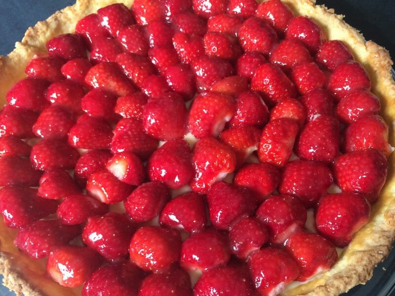 Cliquez pour zoomer ! Tarte aux fraises Thermomix par steph@