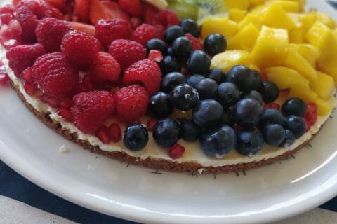Cliquez pour zoomer ! Tarte aux fraises sans cuisson Thermomix par caroline_520