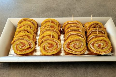 Cliquez pour zoomer ! Roulé aux courgettes et au saumon fumé Thermomix par vero6806