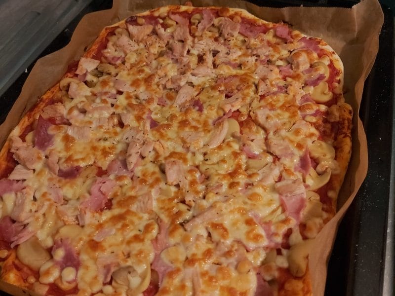 Cliquez pour zoomer ! Pizza Reine Thermomix par Eloodiie