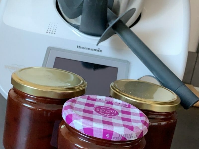 Cliquez pour zoomer ! Confiture de quetsches à la cannelle Thermomix par Didoue67