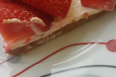 Cliquez pour zoomer ! Tarte aux fraises sans cuisson Thermomix par isabelle_563