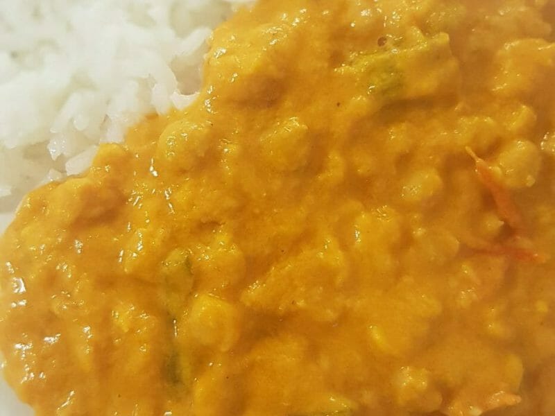 Cliquez pour zoomer ! Curry de pois chiches au lait de coco Thermomix par isabelle_563