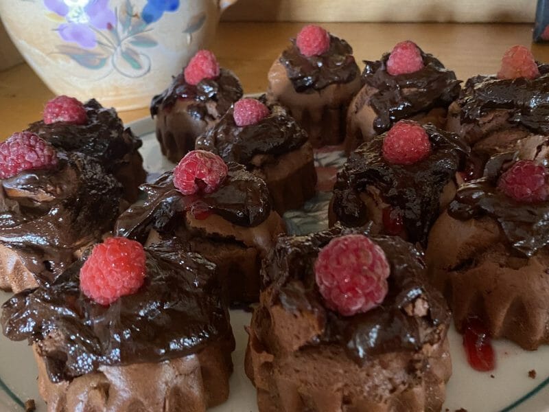 Cliquez pour zoomer ! Muffins façon Sacher Thermomix par jjoss