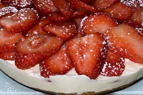 Cliquez pour zoomer ! Tarte aux fraises sans cuisson Thermomix par clothylde