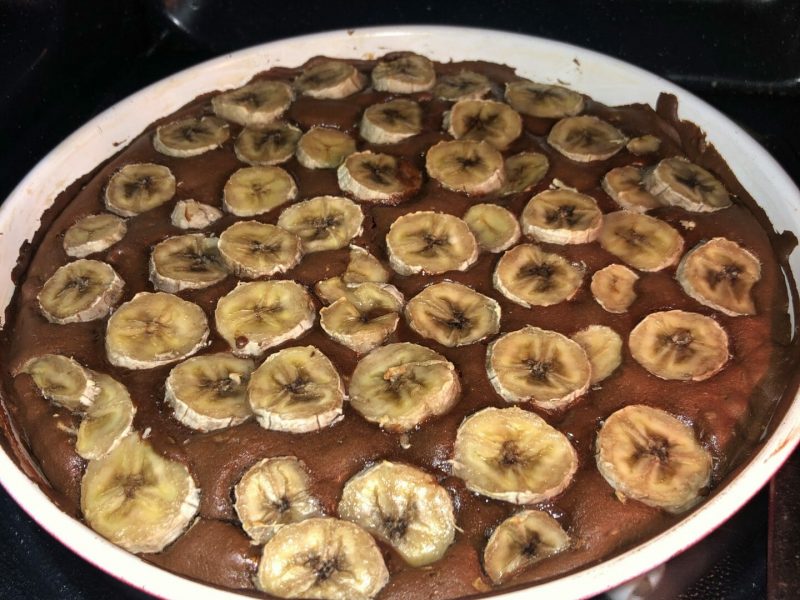 Cliquez pour zoomer ! Brownie fondant choco-banane Thermomix par clothylde