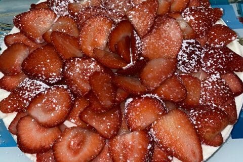 Cliquez pour zoomer ! Tarte aux fraises sans cuisson Thermomix par clothylde