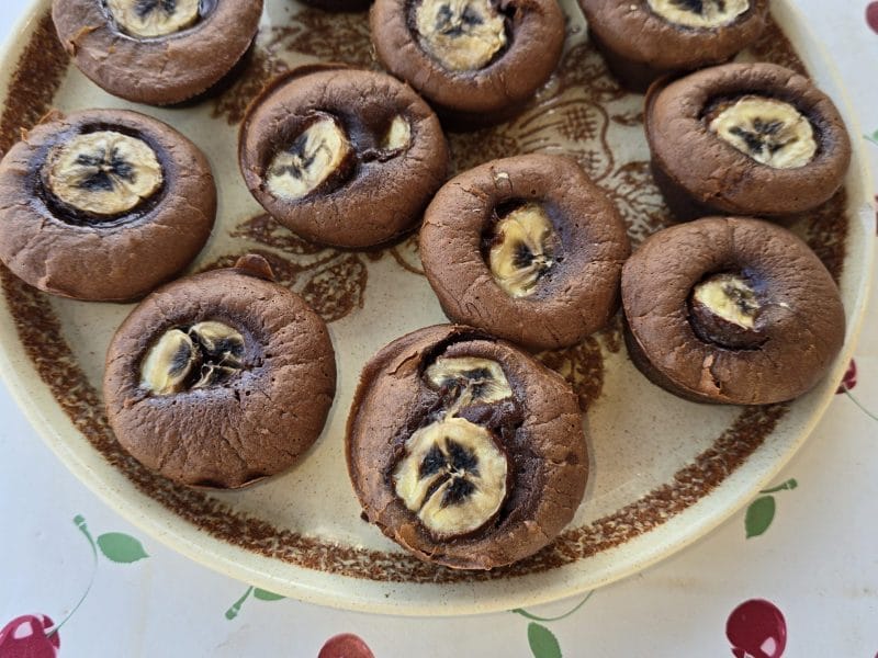 Cliquez pour zoomer ! Brownie fondant choco-banane Thermomix par delphine2911