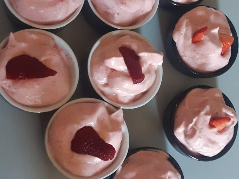 Cliquez pour zoomer ! Mousse de fraises Thermomix par delphine2911