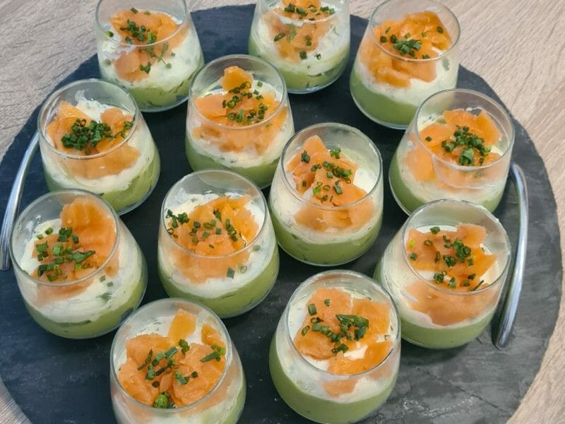 Cliquez pour zoomer ! Verrines saumon avocat Thermomix par sophie_751