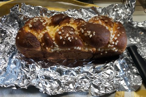 Cliquez pour zoomer ! Brioche tressée à la mie filante Thermomix par lolo5113