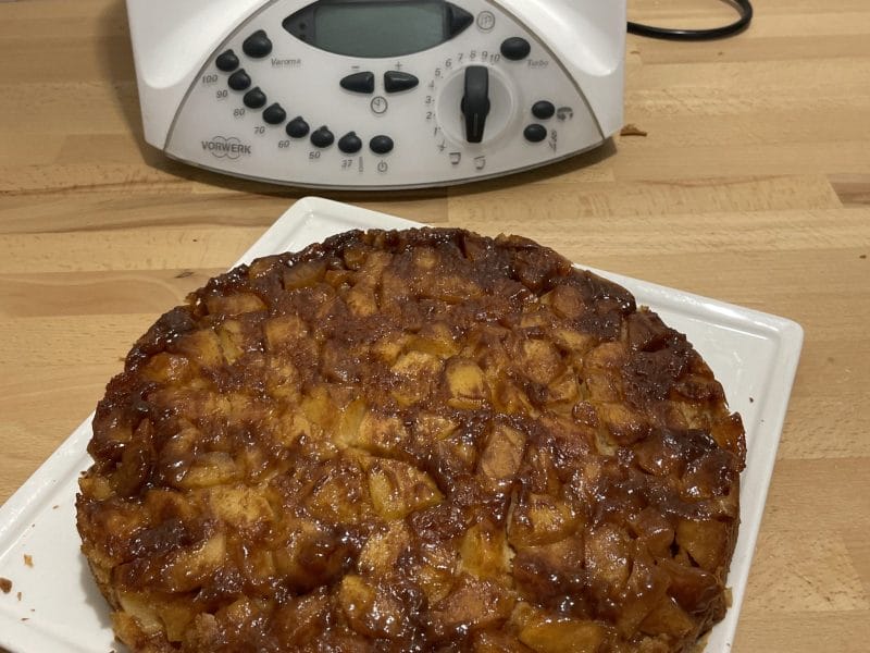 Cliquez pour zoomer ! Gâteau renversé aux pommes caramélisées Thermomix par dubois_arnaud